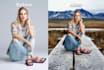 do model image retouching and background replacement