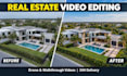 edit real estate drone and walkthrough videos in 24 hours