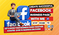 create and setup facebook business page