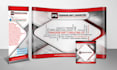 design eye catching trade show booth or pop up exhibition display banner