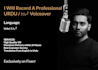 translate and record an urdu voiceover