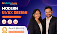 create mobile app design, website design, landing page,  app prototype