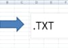 create vba code to convert any excel table into a txt file