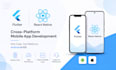 develop mobile apps with flutter and react native for ios and android