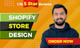 build high converting shopify store design or redesign