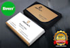 do business card design job perfectly