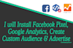 install google analytics 4 and facebook pixel