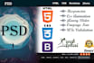 do psd to html with responsive and pixel perfect design