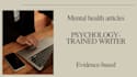 write research informed mental health blog posts