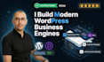 design a modern wordpress website using elementor pro or divi