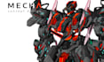 draw high quality robot, mecha concepts