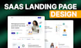 design a conversion focused saas landing page in figma