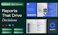 design a modern white paper, report or company profile