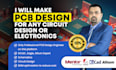 do pcb design layout in altium, eagle, kicad, and easyeda
