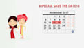 save The Wedding Date Animation Video