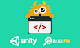 do unity game bug fixing, build errors fixing, app crash fixing, optimization