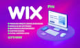 do wix website redesign, wix website design, redesign wix, wix website