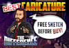 draw caricatures cartoon from your photo