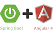 create an angular 4 spring boot web app