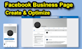do facebook business page creation, fan page setup page