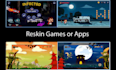 build, reskin, unity 2d 3d mobile game development with apk