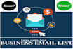 provide targeted business email list