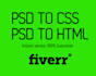 convert PSD, xd, figma to html, responsive bootstrap