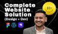 design and develop a complete professional website
