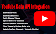 do youtube data API integration
