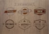 make you a vinatge logo with a wood engraved effect