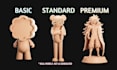 sculpt high quality 3d model for 3d printing