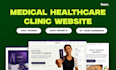 build modern medical healthcare website or dental clinic website