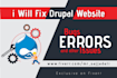 fix error, bugs and other issues of drupal