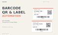 barcode, qr, variable label, hangtag and sticker automation