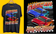 create amazing racing car motosport offroad t shirt design vector file