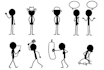 draw stickman figure high quality and unique