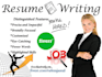 write resume, CV and cover letter