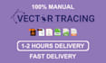 do vector tracing or convert to vector file quickly