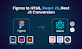 convert figma to react or next js, figma to HTML CSS