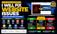 fix HTML CSS javascript PHP bugs and responsive website issues