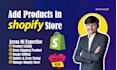 add products in shopify store