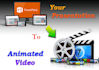 convert your powerpoint presentation or pdf to HD video