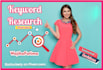 do SEO keyword research and competitor analysis