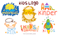 create hand drawn logo in crayon style