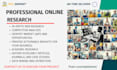 provide professional online research services for you