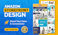 create amazon storefront design, amazon store or brand store
