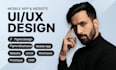 do figma design, figma website UI UX design, and mobile app UI design