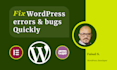 fix wordpress errors and wordpress bugs
