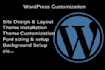 do any wordpress customization