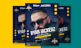 design electronic press kit, epk, social media kit music sheet